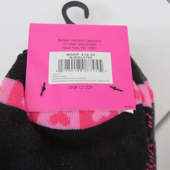 Betsey Johnson Lounge Socks 3 pairs / Low cuts 6 pairs - Picture 8 of 9